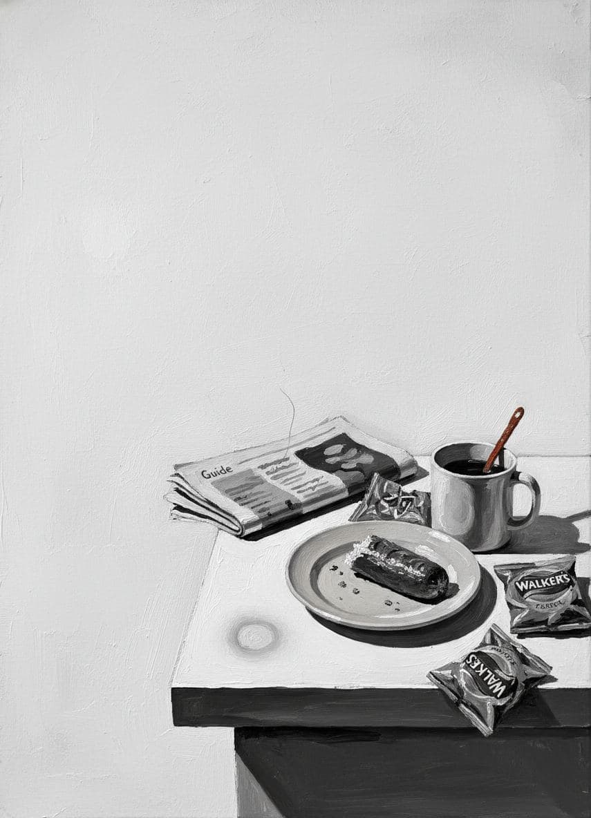 The Greggs Sausage Roll — abstract work by Saskia Vandenberg — MODULAR · a one-of-a-kind original