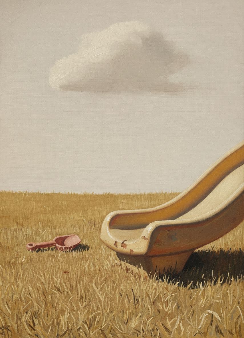 The Ice Cream Arrived — abstract work by Viktor Eklund — MODULAR · a one-of-a-kind original
