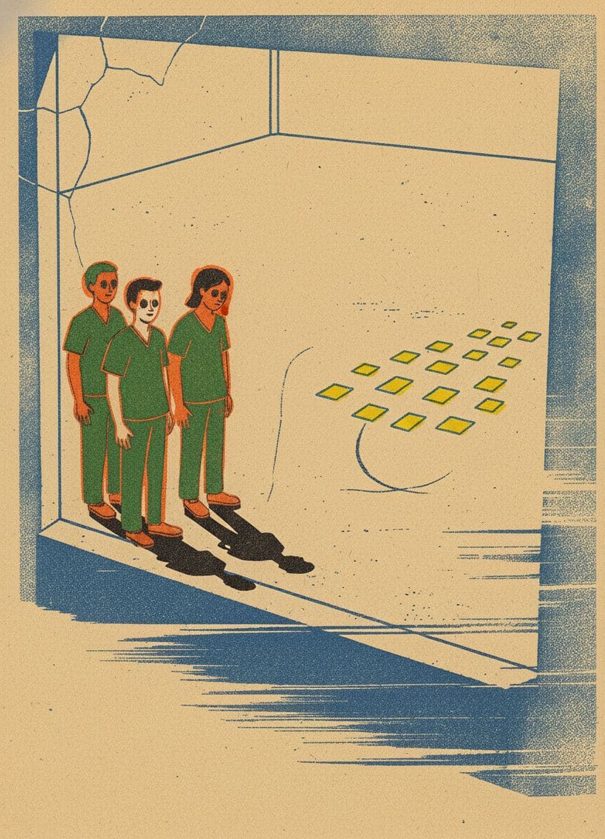 The Keeping Clear — print by Irmela Bechmann — MODULAR · a one-of-a-kind original