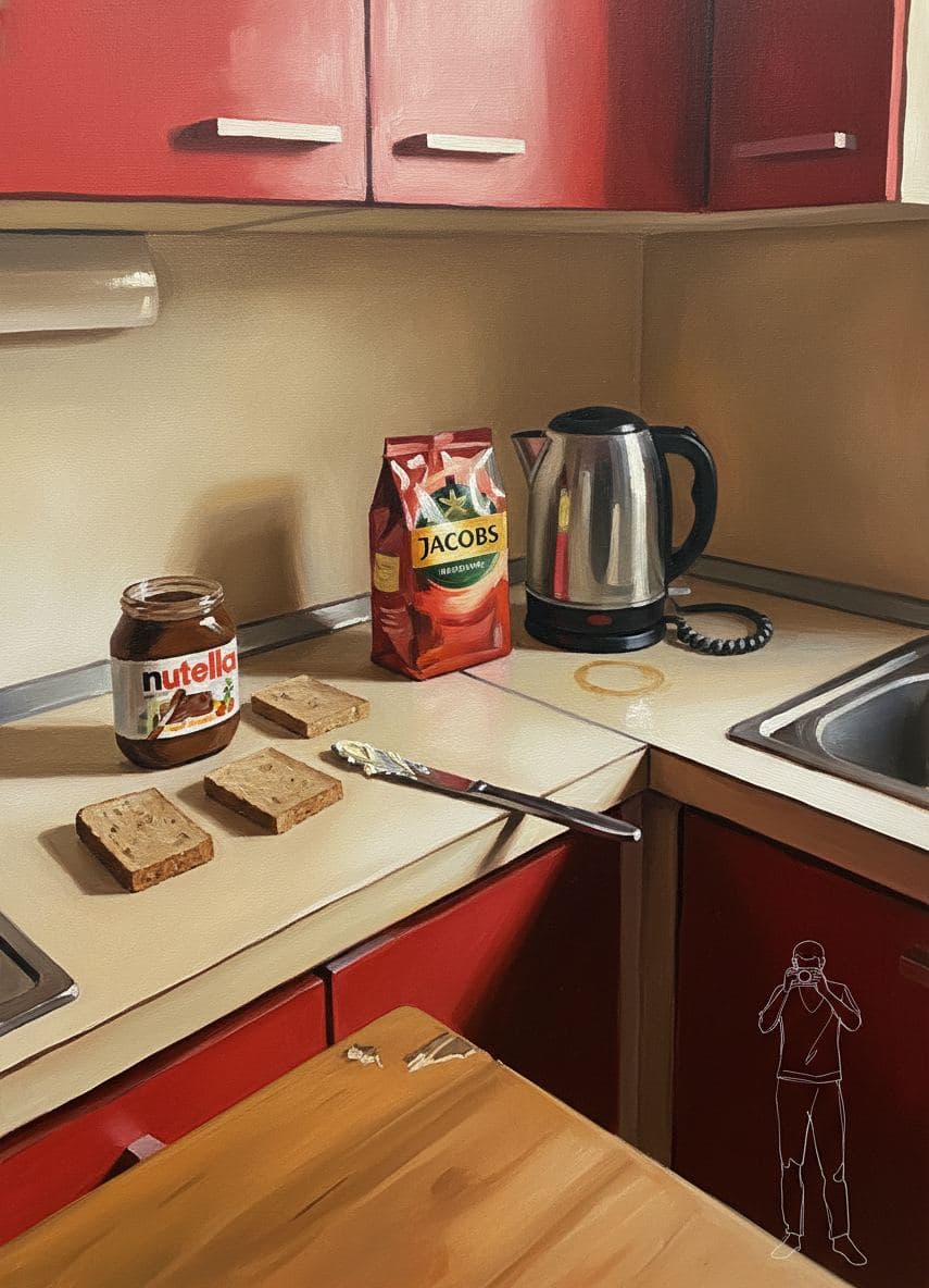 The Kettle Gets Coiled — abstract work by Viktor Eklund — MODULAR · a one-of-a-kind original