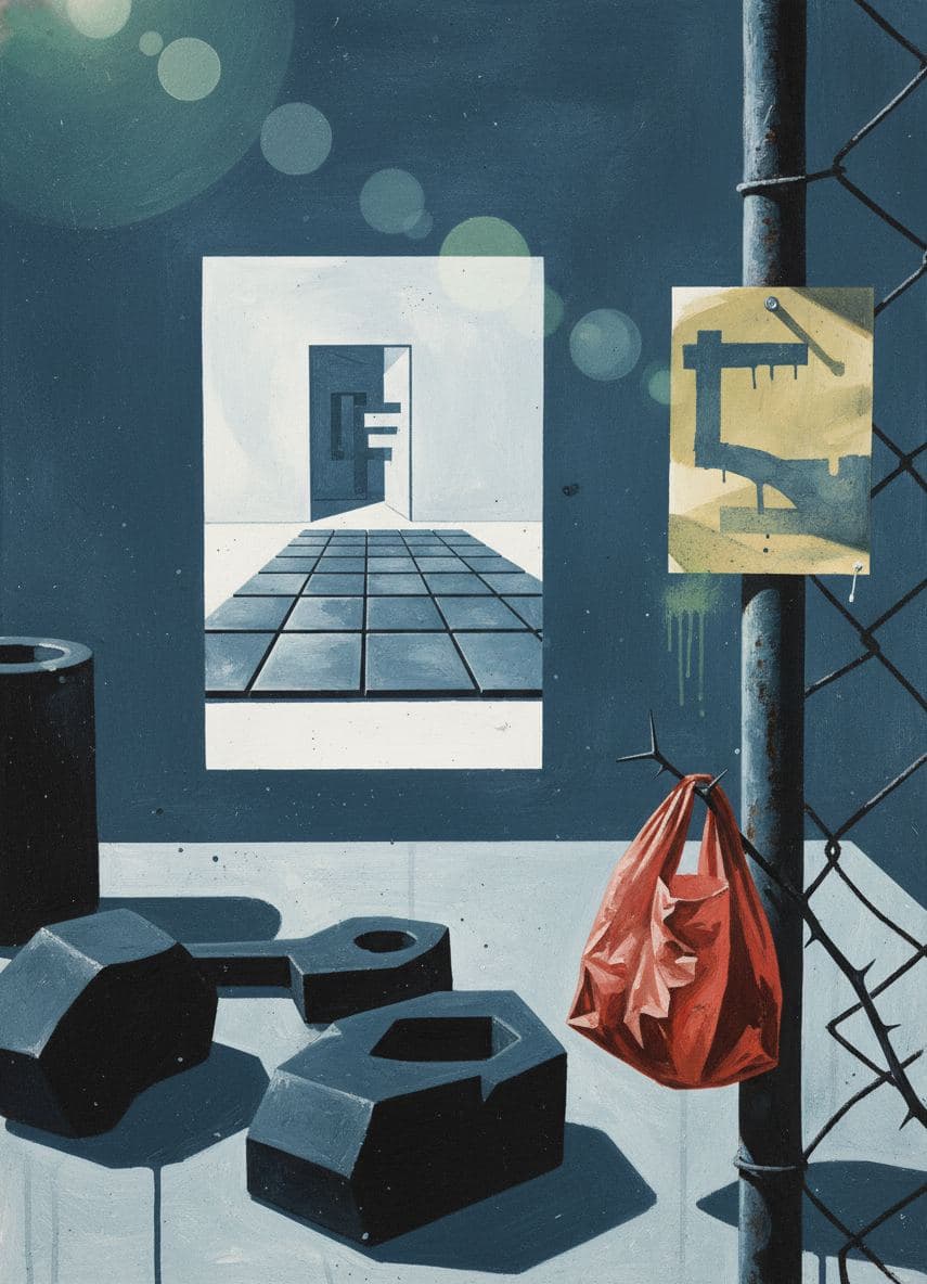 The Last Award Ceremony — abstract work by Stefan Tannhäuser — MODULAR · a one-of-a-kind original