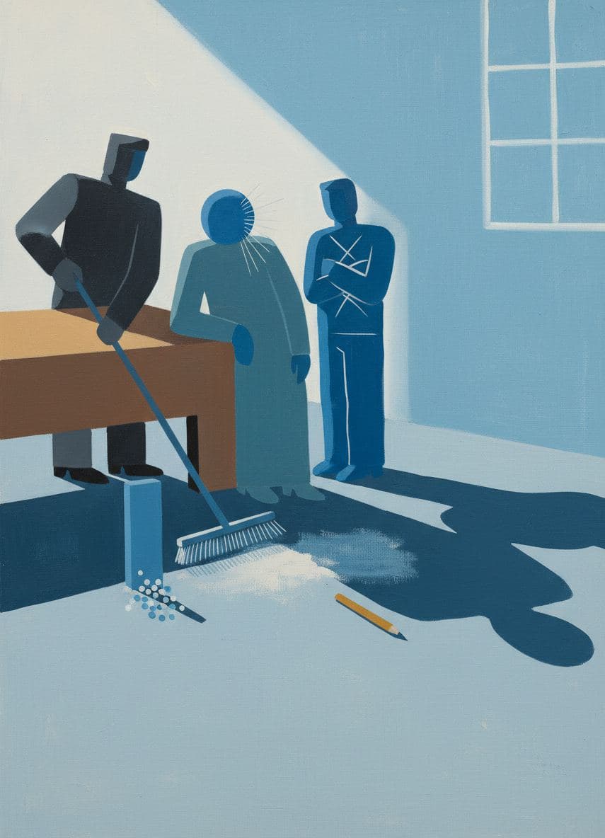 The Last Piece of Dust — abstract work by Viktor Eklund — MODULAR · a one-of-a-kind original