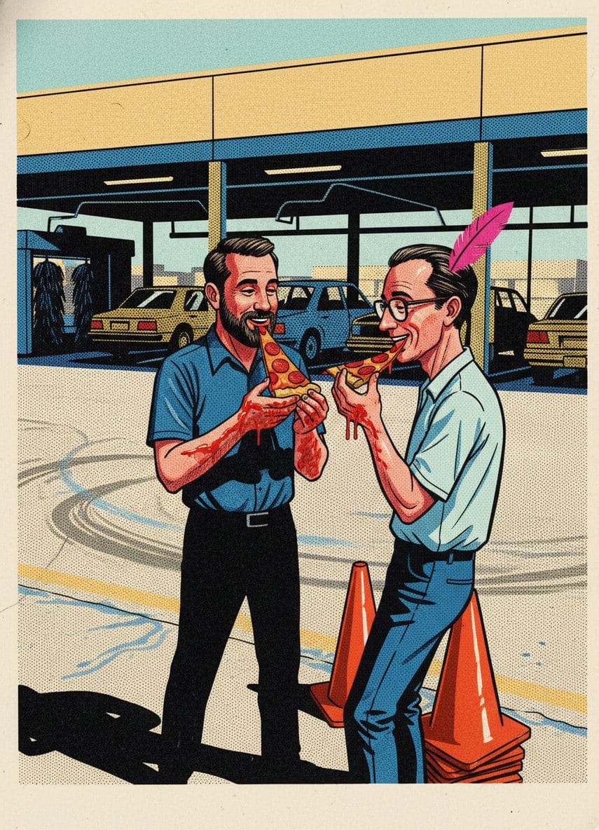 The Last Slice — print by Anya Pietrowski — MODULAR · a one-of-a-kind original
