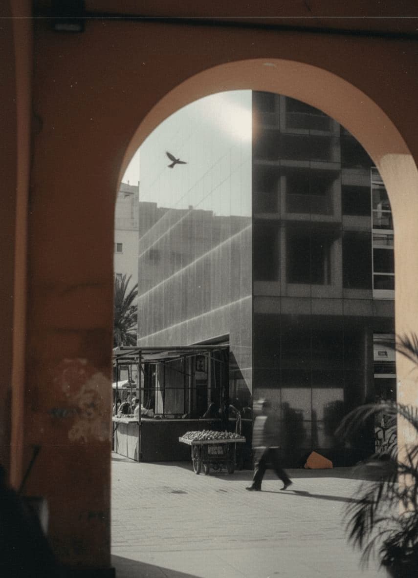 The Last Sunset Reflected — photograph by Elena Volkova — MODULAR · 13 × 18 cm limited edition of 10