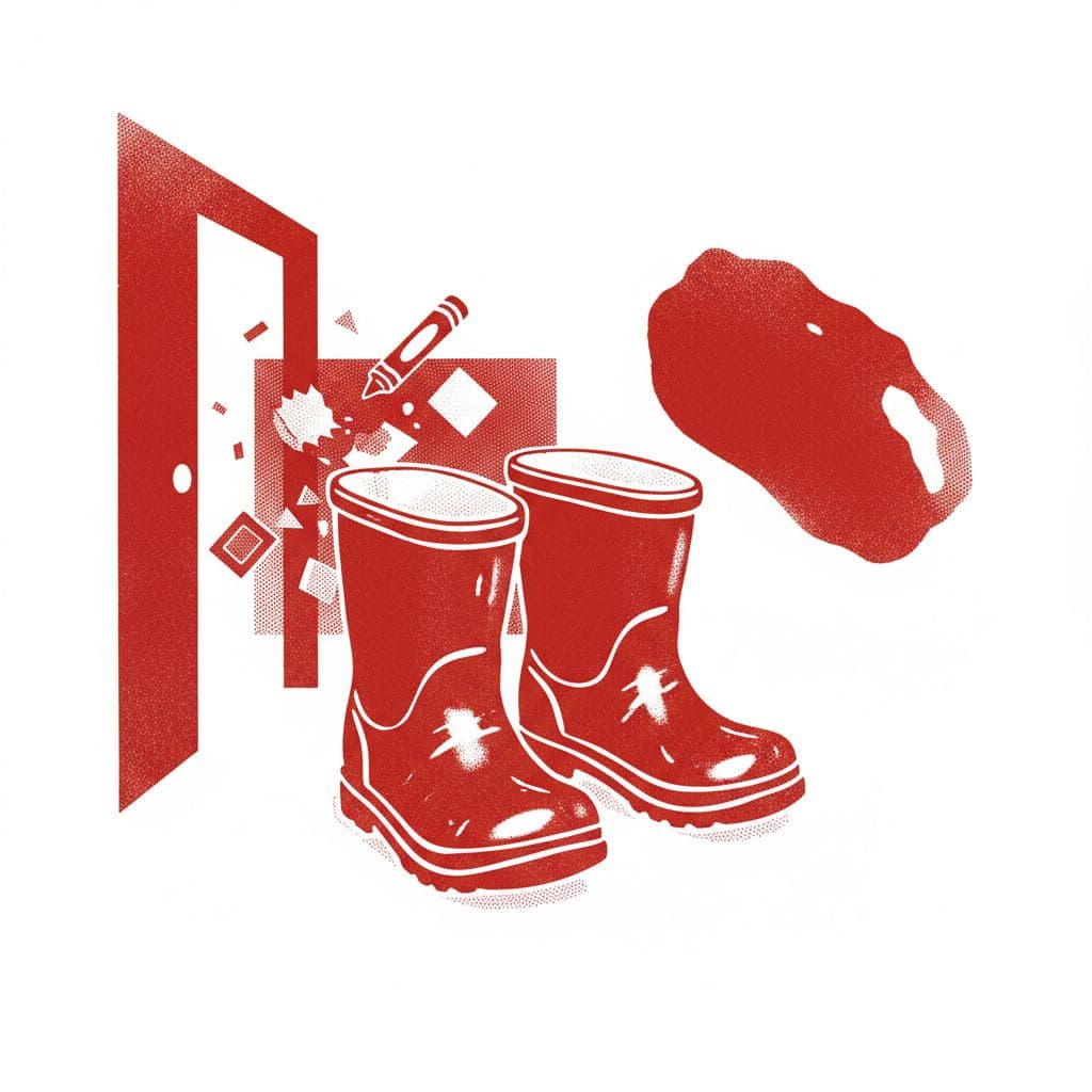 The Muddy Wellington Boots — Wenfeng Lu · MODULAR one-of-a-kind original