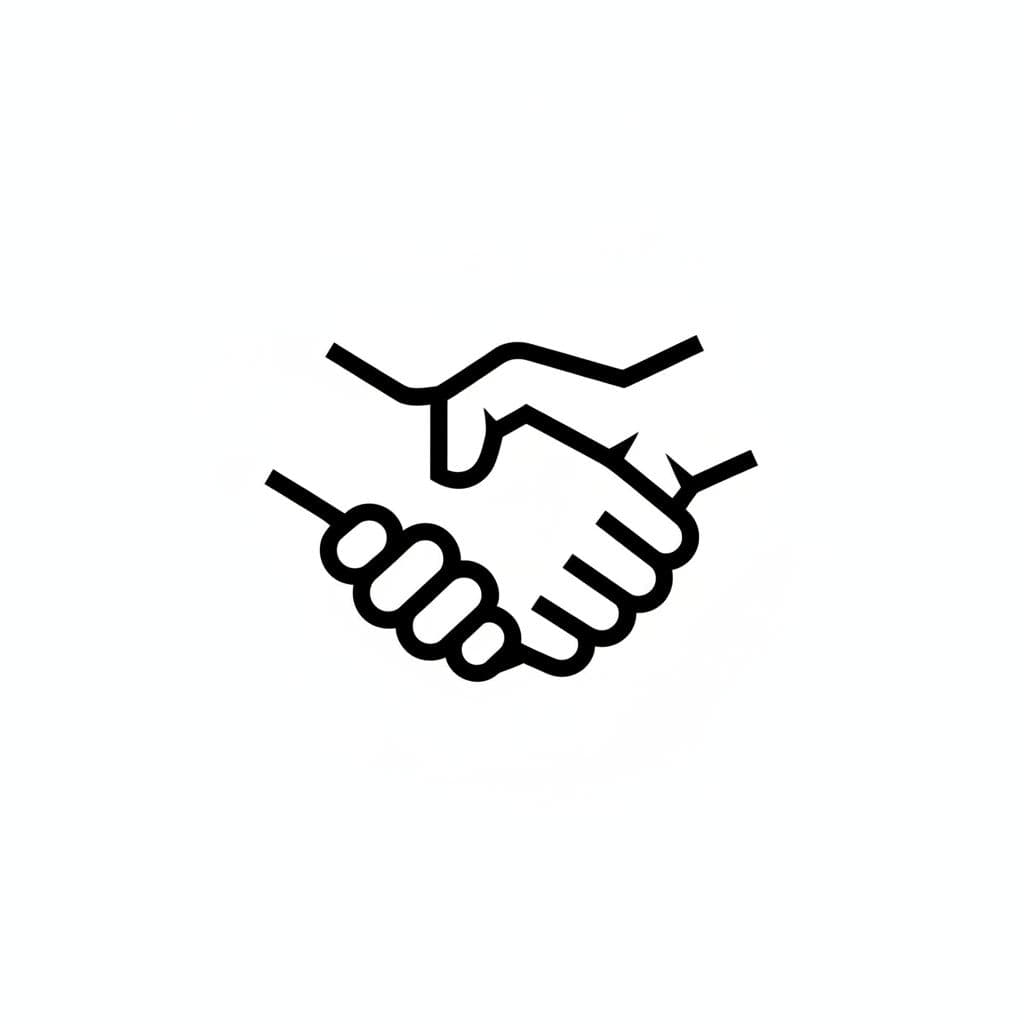 The Neighbor Gripping Hands — print by Saskia Vandenberg — MODULAR · a one-of-a-kind original