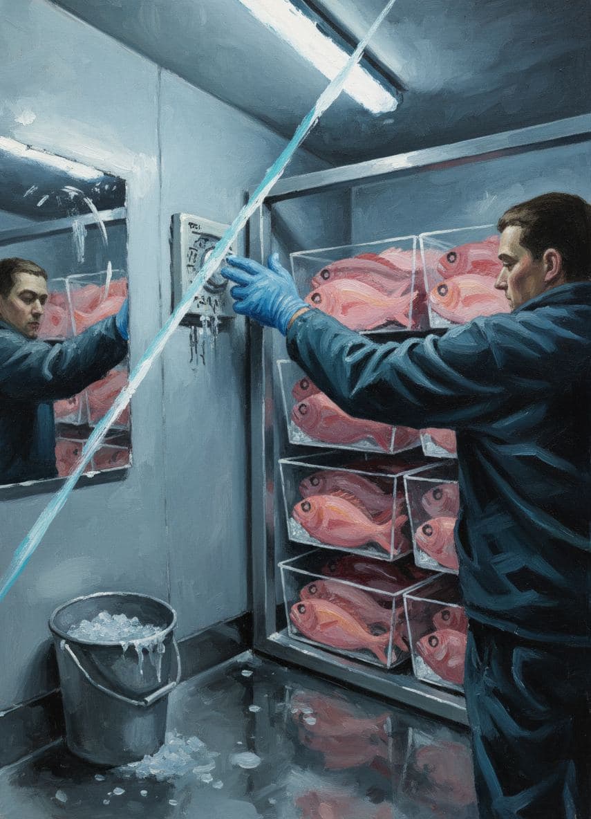 The Ocean's Bounty Freezer — abstract work by Viktor Eklund — MODULAR · a one-of-a-kind original