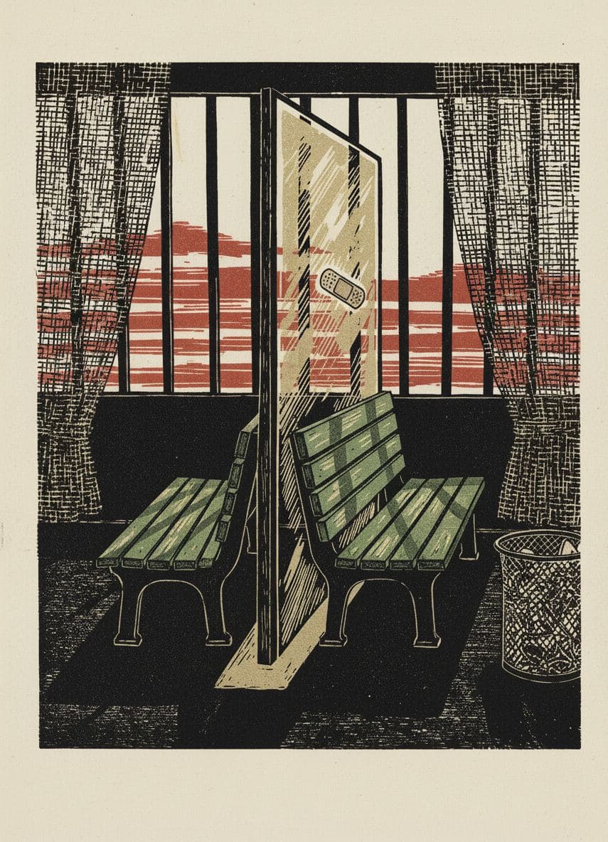 The Park Opens — print by Anya Pietrowski — MODULAR · a one-of-a-kind original