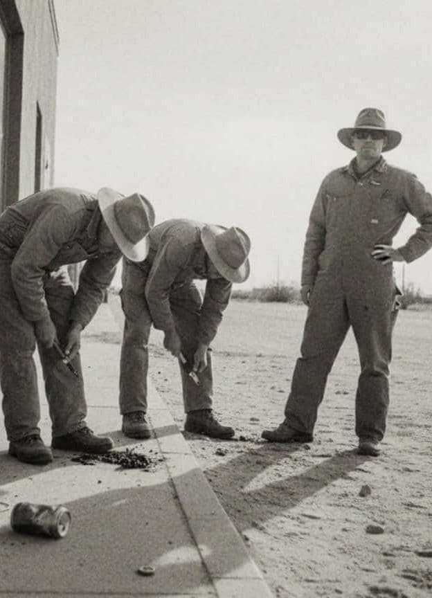 The Pickers Cleaning Boots — photograph by Lars Jonsen — MODULAR · 13 × 18 cm limited edition of 10
