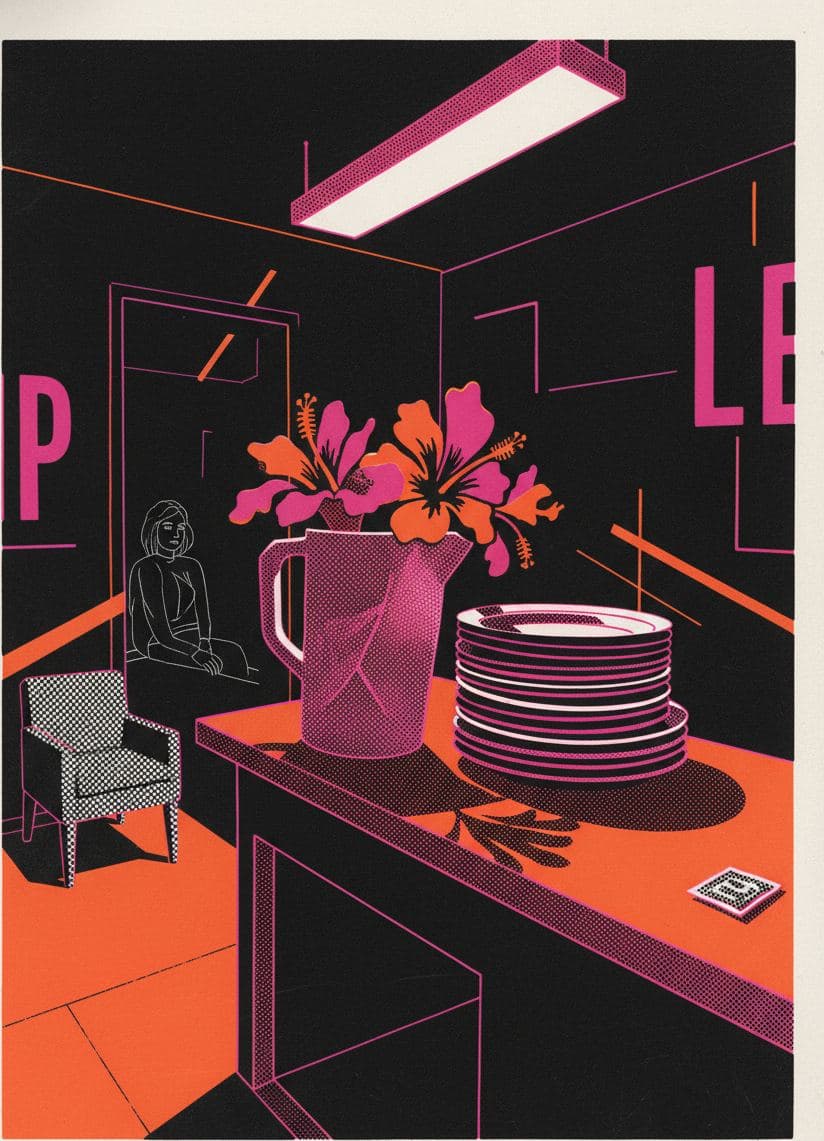 The Pitcher Stays Up — print by Anya Pietrowski — MODULAR · a one-of-a-kind original