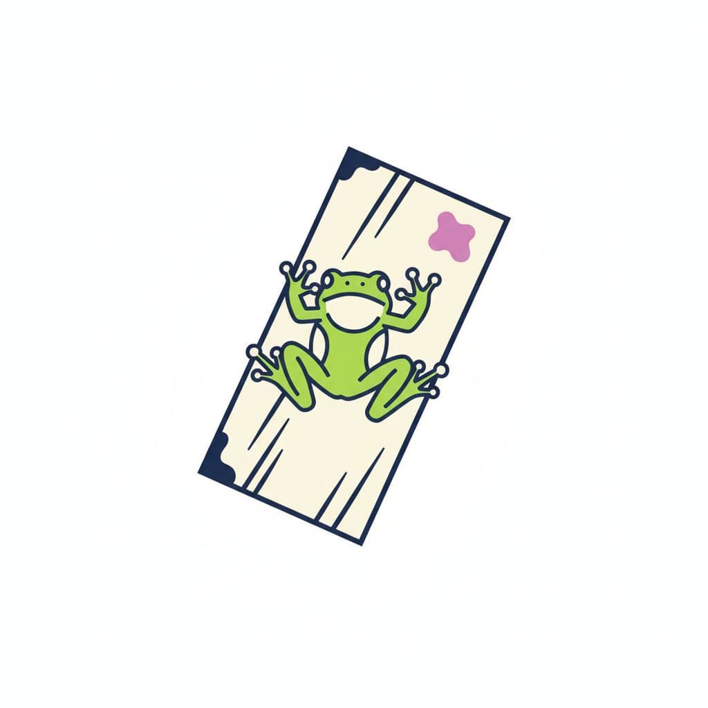 The Pulses of a Green Frog — print by Agnete Holm — MODULAR · a one-of-a-kind original