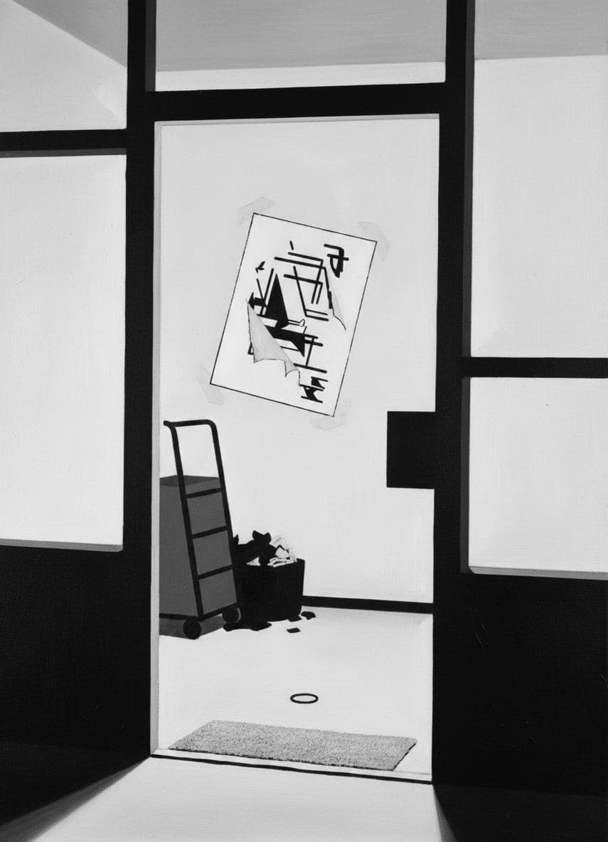 The Sign Finally Gives Up — abstract work by Viktor Eklund — MODULAR · a one-of-a-kind original