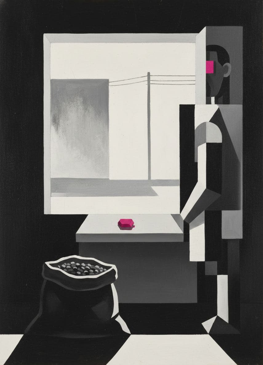 The Tienda de Abarrotes — abstract work by Viktor Eklund — MODULAR · a one-of-a-kind original