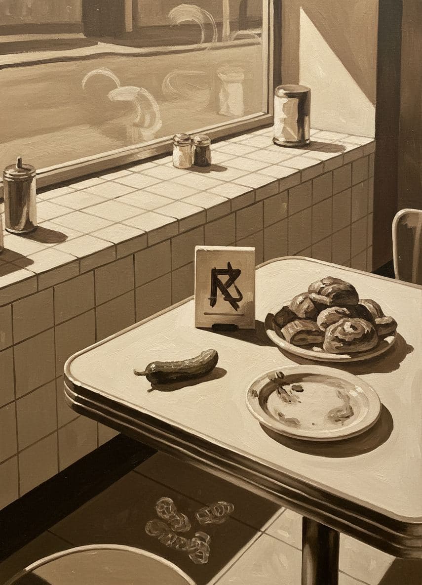 The Unclaimed Reservation — abstract work by Viktor Eklund — MODULAR · a one-of-a-kind original