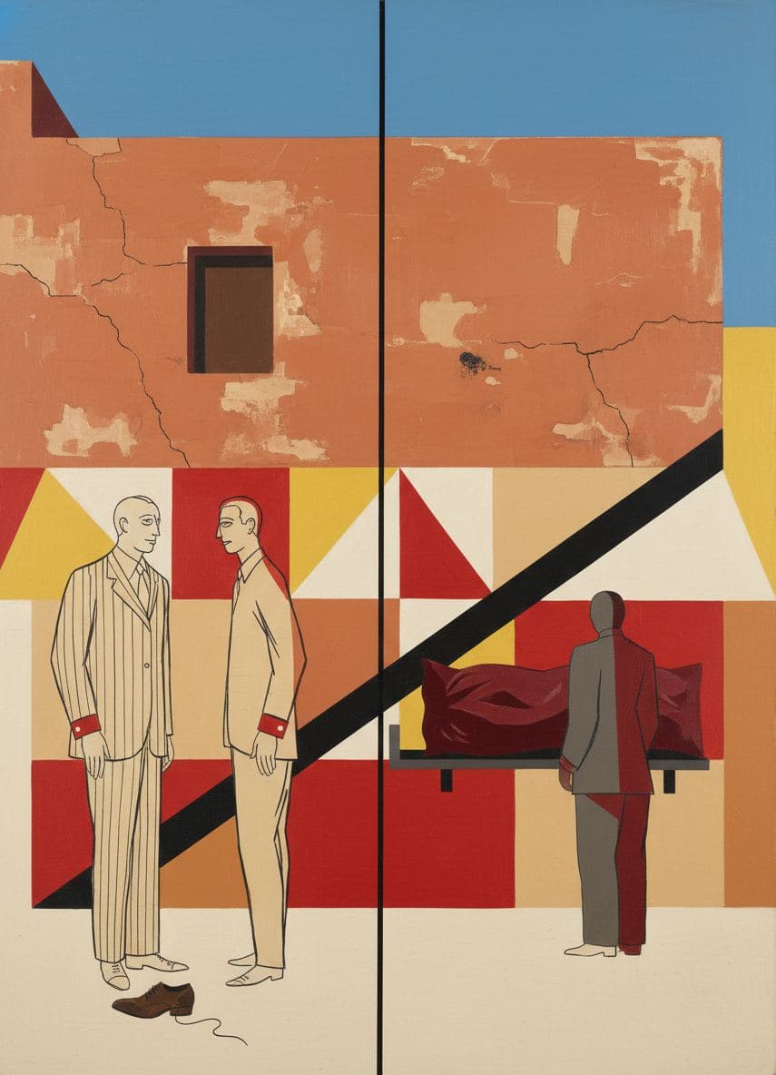 They Are Not Listening — abstract work by Viktor Eklund — MODULAR · a one-of-a-kind original