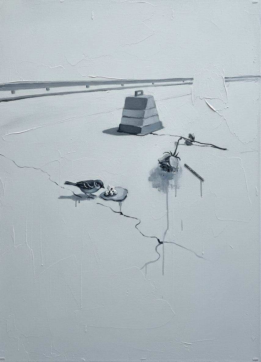 They Said It Was Closed — abstract work by Saskia Vandenberg — MODULAR · a one-of-a-kind original