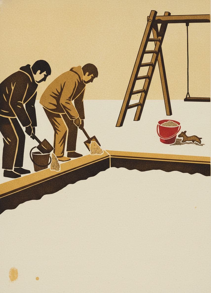 They Said It Was Just Sand — print by Anya Pietrowski — MODULAR · a one-of-a-kind original