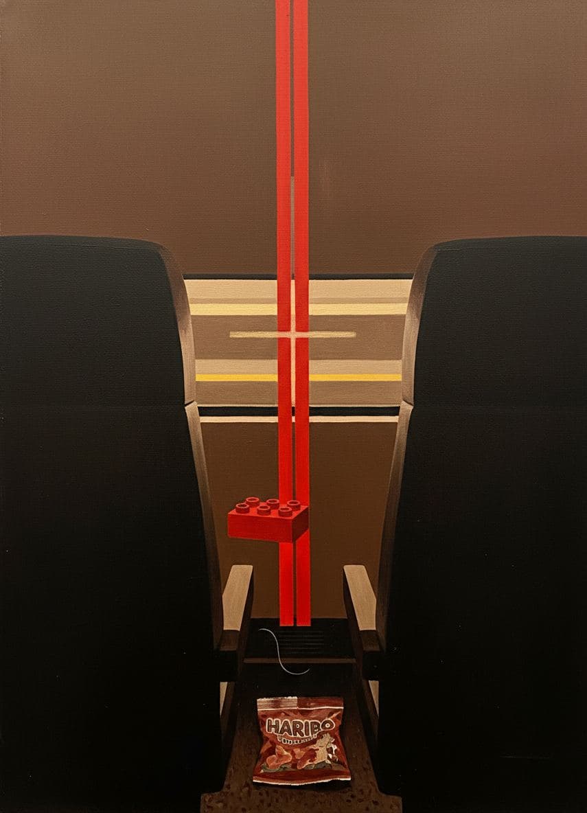 They Said It Was Leaving — abstract work by Saskia Vandenberg — MODULAR · a one-of-a-kind original