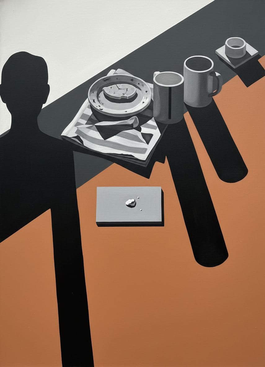 tuesday breakroom, 2:17pm — abstract work by Saskia Vandenberg — MODULAR · a one-of-a-kind original