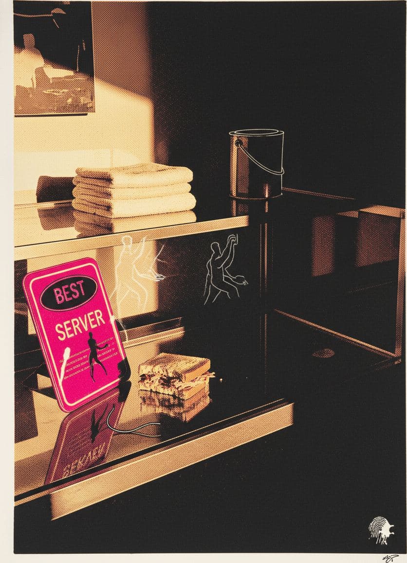 Tuna Sandwich on Display — print by Hilda Prosser — MODULAR · a one-of-a-kind original