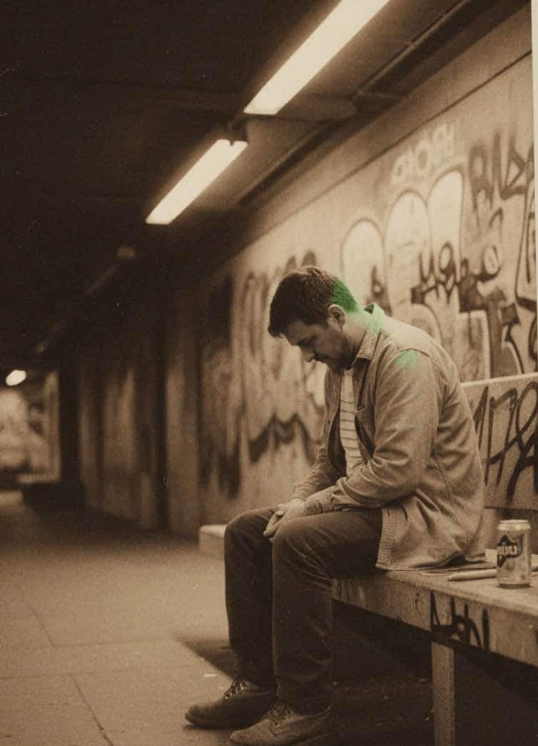Underpass at Dusk — photograph by Inés Corral — MODULAR · 13 × 18 cm limited edition of 10