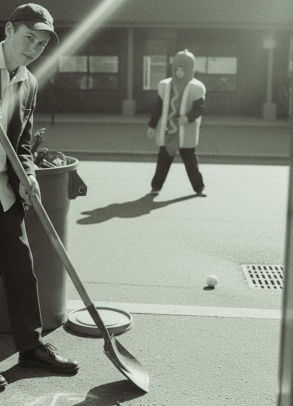 Uniform and Shovel — photograph by Marcus Keane — MODULAR · 13 × 18 cm limited edition of 10