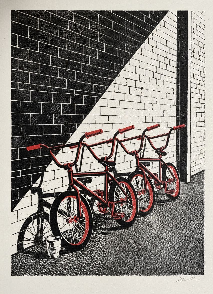 Untitled (Alley, Morning) — print by Yuko Shimizu-Tachibana — MODULAR · a one-of-a-kind original