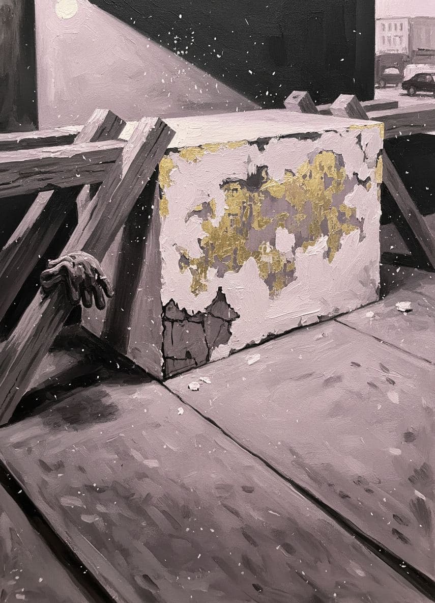 Untitled (Altar Supports) — abstract work by Viktor Eklund — MODULAR · a one-of-a-kind original