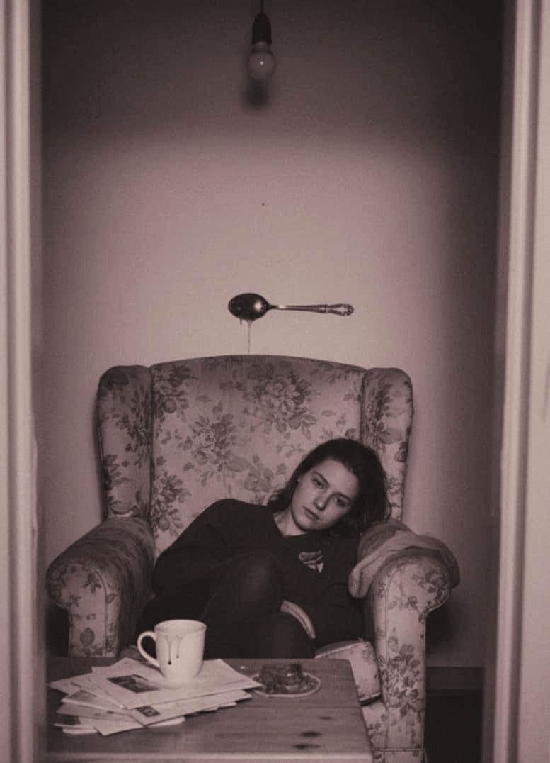 Untitled (Armchair Figure) — photograph by Elena Volkova — MODULAR · 13 × 18 cm limited edition of 10