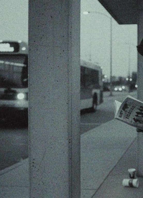 Untitled (Bus Stop, Dusk) — photograph by Ofelia Soto — MODULAR · 13 × 18 cm limited edition of 10