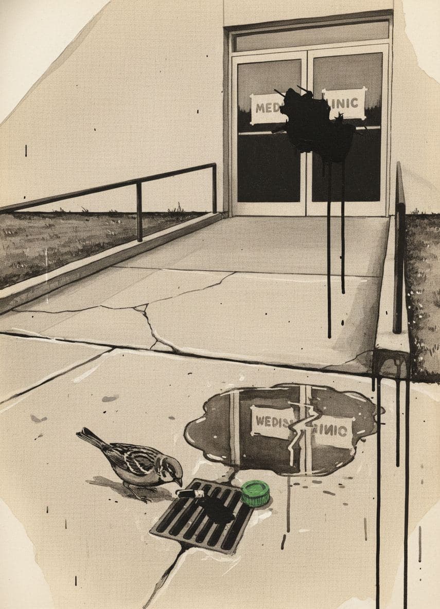 Untitled (Clinic Ramp) — abstract work by Saskia Vandenberg — MODULAR · a one-of-a-kind original