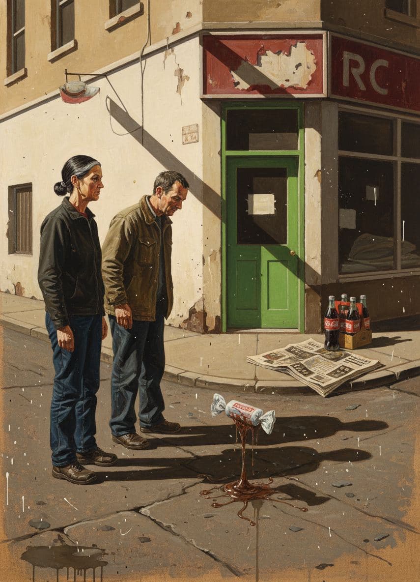 Untitled (Corner Store) — abstract work by Viktor Eklund — MODULAR · a one-of-a-kind original