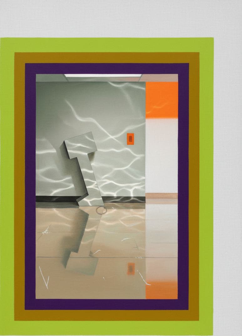 Untitled (Corridor, Sunset) — abstract work by Saskia Vandenberg — MODULAR · a one-of-a-kind original