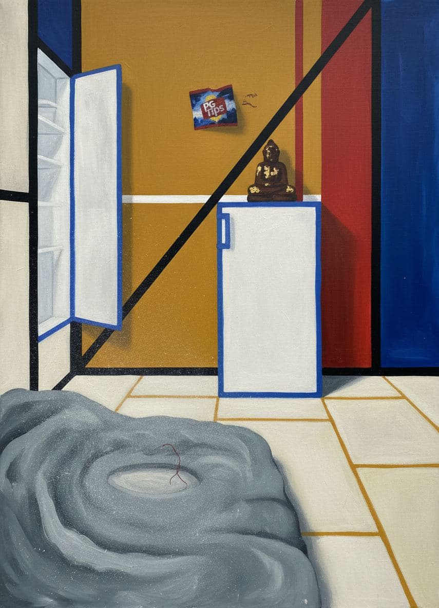 Untitled (East London Flat) — abstract work by Saskia Vandenberg — MODULAR · a one-of-a-kind original