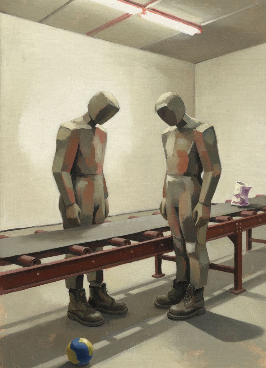 Untitled (Exhibition Hall) — abstract work by Saskia Vandenberg — MODULAR · a one-of-a-kind original