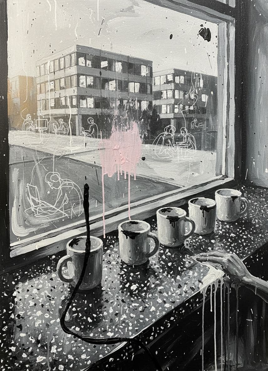 Untitled (Formica Counter) — abstract work by Stefan Tannhäuser — MODULAR · a one-of-a-kind original