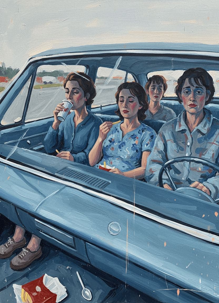 Untitled (Galaxie Interior) — painting by Matteo Iannelli — MODULAR · 13 × 18 cm limited edition of 10