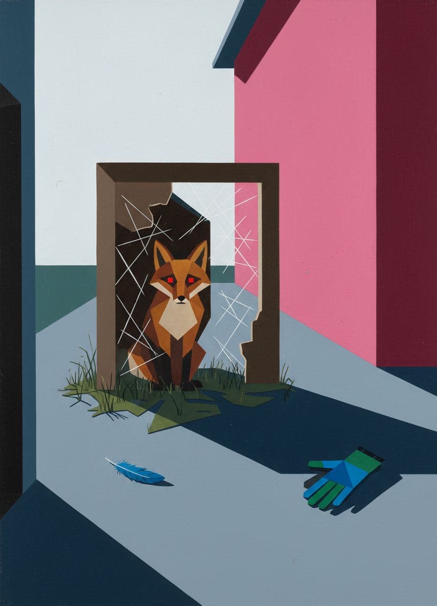 Untitled (Hen House) — abstract work by Viktor Eklund — MODULAR · a one-of-a-kind original