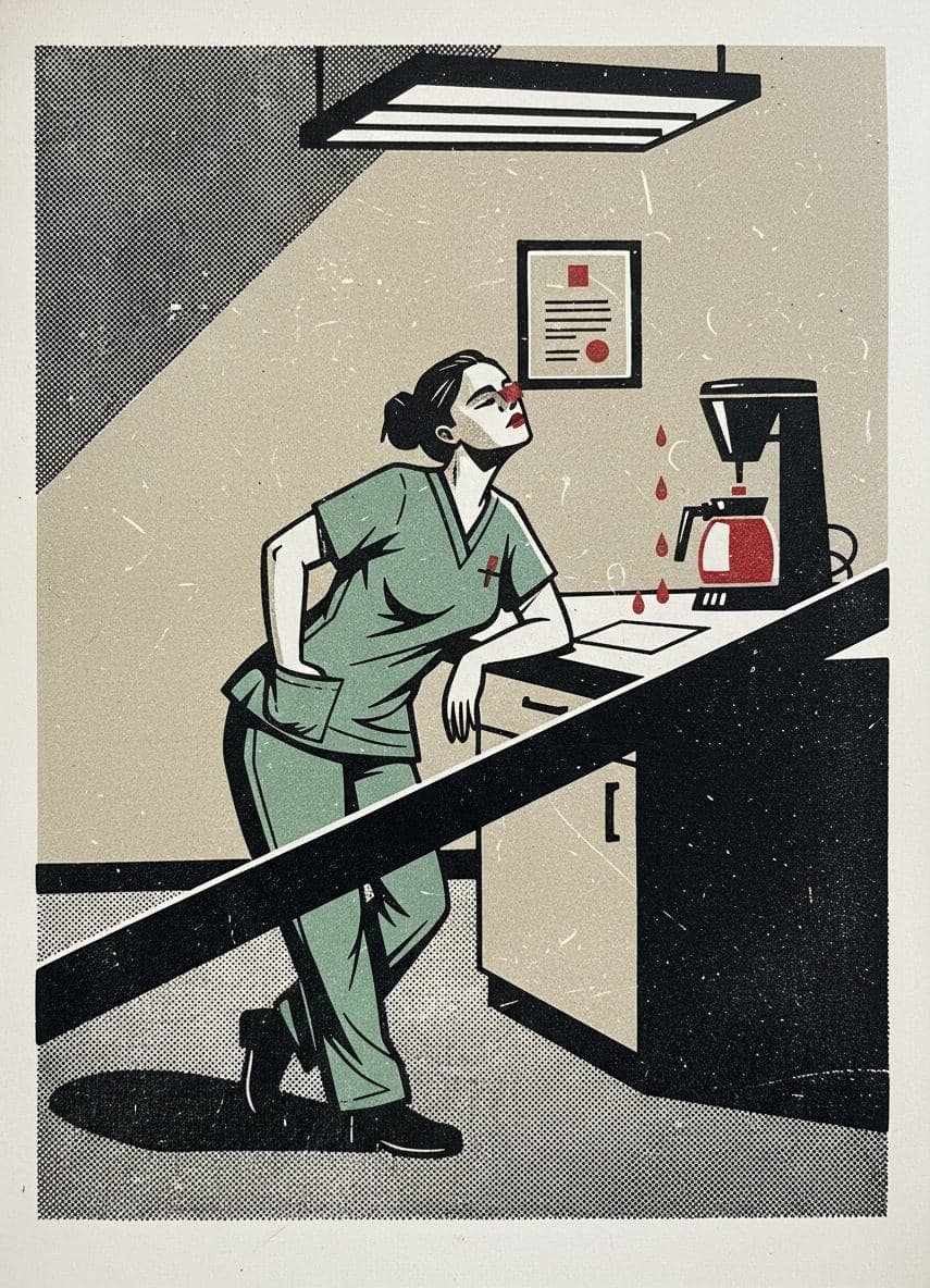 Untitled (Hospital Back Room) — print by Anya Pietrowski — MODULAR · a one-of-a-kind original