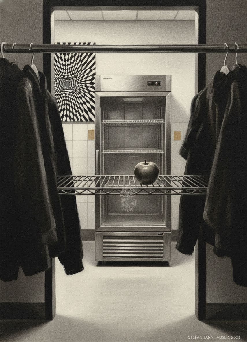 Untitled (Hospital Cafeteria) — abstract work by Stefan Tannhäuser — MODULAR · a one-of-a-kind original
