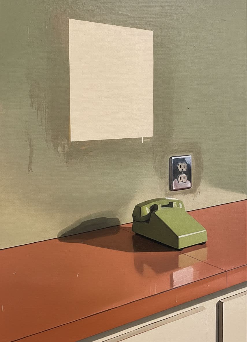 Untitled (Kitchen Wall, 1970s) — abstract work by Saskia Vandenberg — MODULAR · a one-of-a-kind original