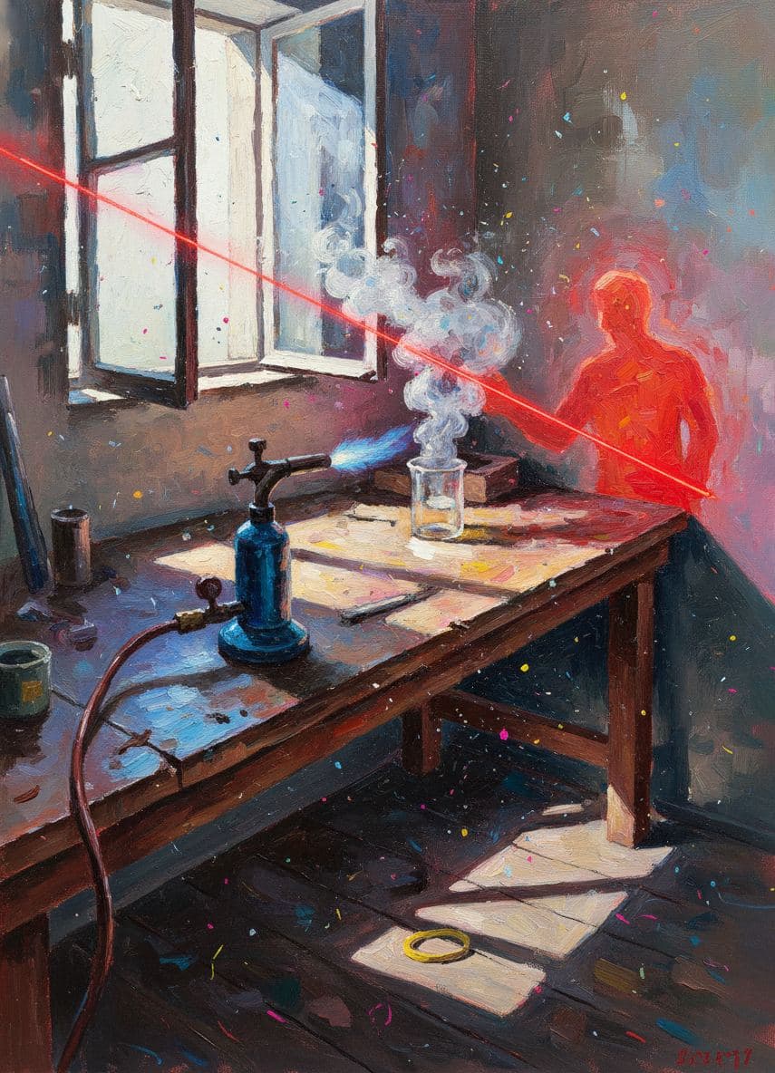Untitled (Lab Bench) — abstract work by Viktor Eklund — MODULAR · a one-of-a-kind original