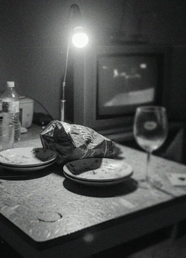 Untitled (Late Night Table) — photograph by Inés Corral — MODULAR · 13 × 18 cm limited edition of 10