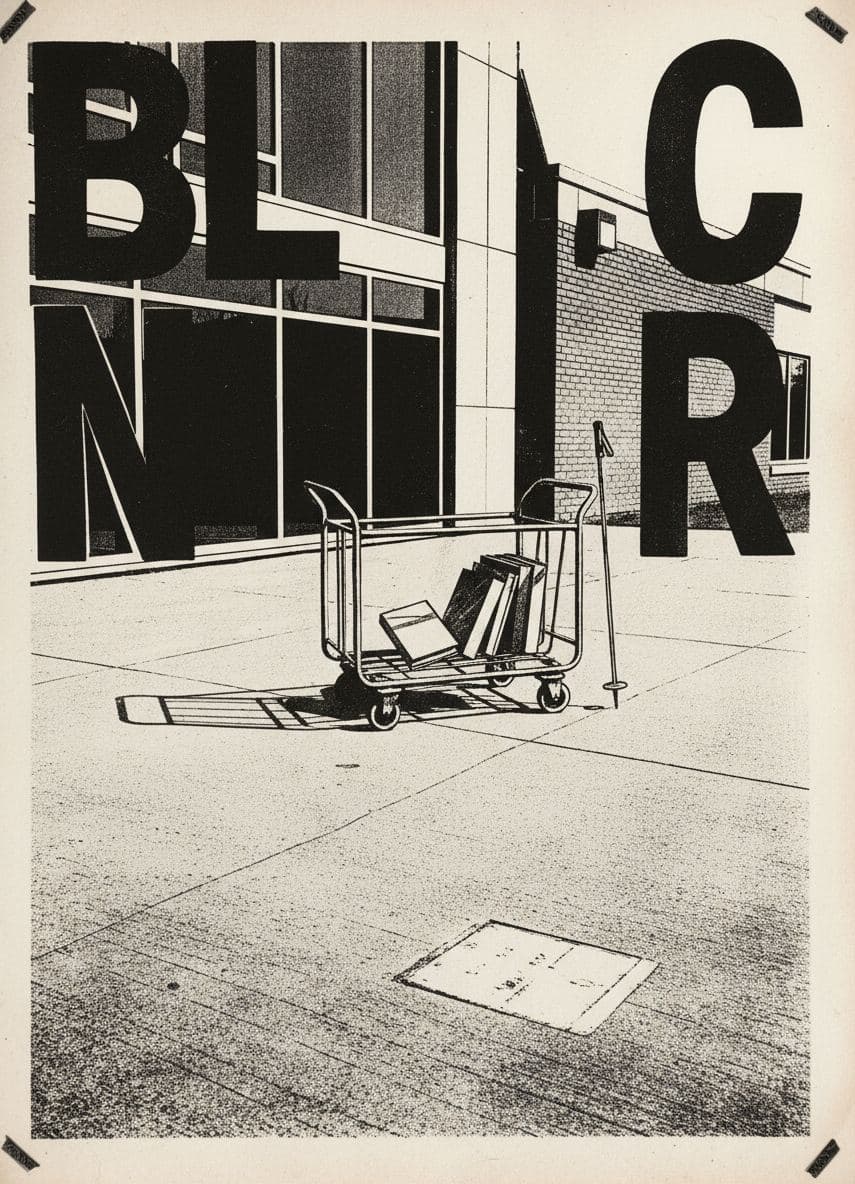 Untitled (Library Entrance) — print by Anya Pietrowski — MODULAR · a one-of-a-kind original