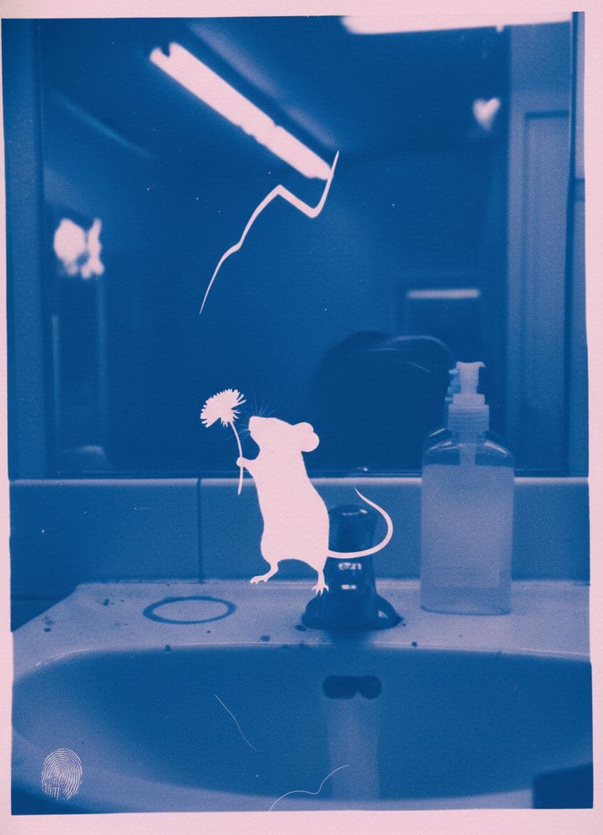 Untitled (Locker Room Sink) — abstract work by Saskia Vandenberg — MODULAR · a one-of-a-kind original