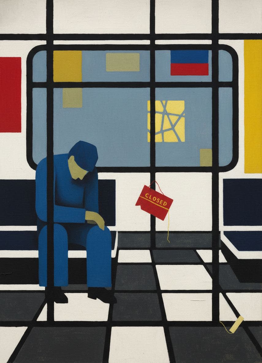 Untitled (Metro Car, January) — Viktor Eklund · MODULAR one-of-a-kind original