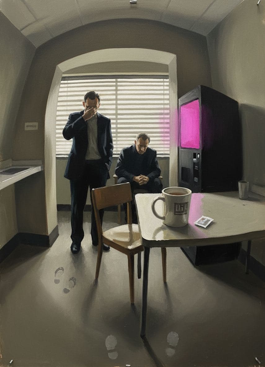 Untitled (Office Break Room) — abstract work by Viktor Eklund — MODULAR · a one-of-a-kind original
