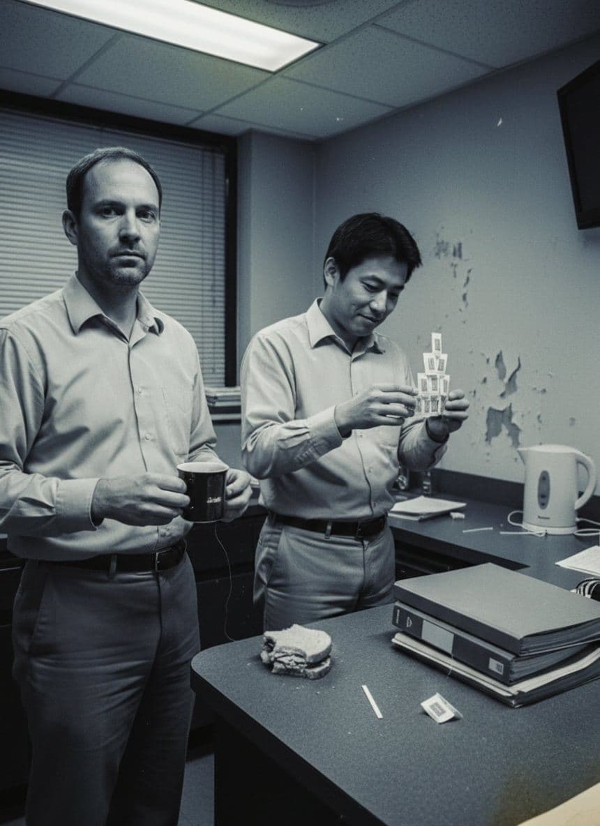 Untitled (Office Break Room) — photograph by Marcus Keane — MODULAR · 13 × 18 cm limited edition of 10