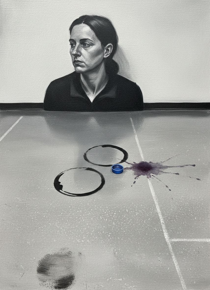 Untitled (Parking Lot Floor) — abstract work by Saskia Vandenberg — MODULAR · a one-of-a-kind original