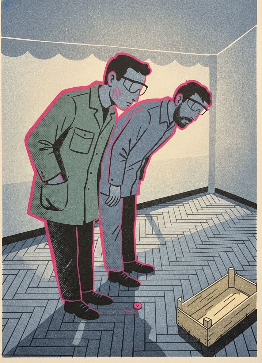 Untitled (Parquet Scratch) — print by Hilda Prosser — MODULAR · a one-of-a-kind original